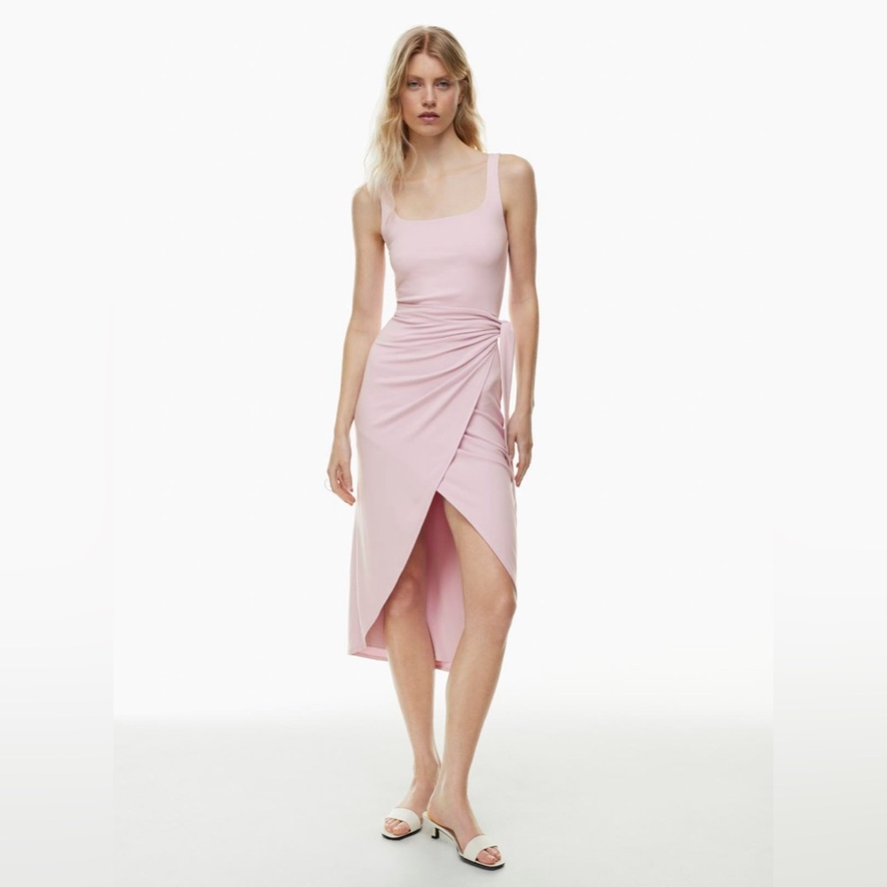 ARITZIA Wilfred Saturn Midi Dress, Sugarplum Lilac, Size Small